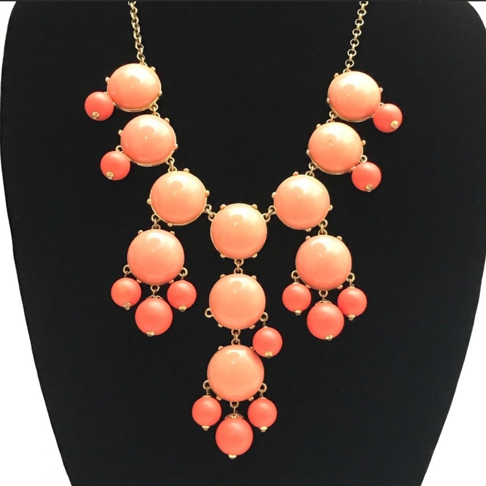 J.CREW TWO-TONE BUBBLE NECKLACE